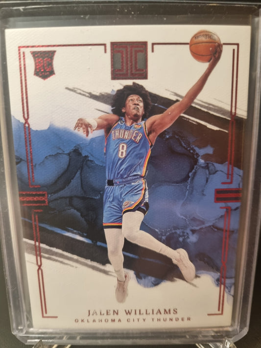 2022-23 Panini Impeccable #19 Jalen Williams Rookie Card