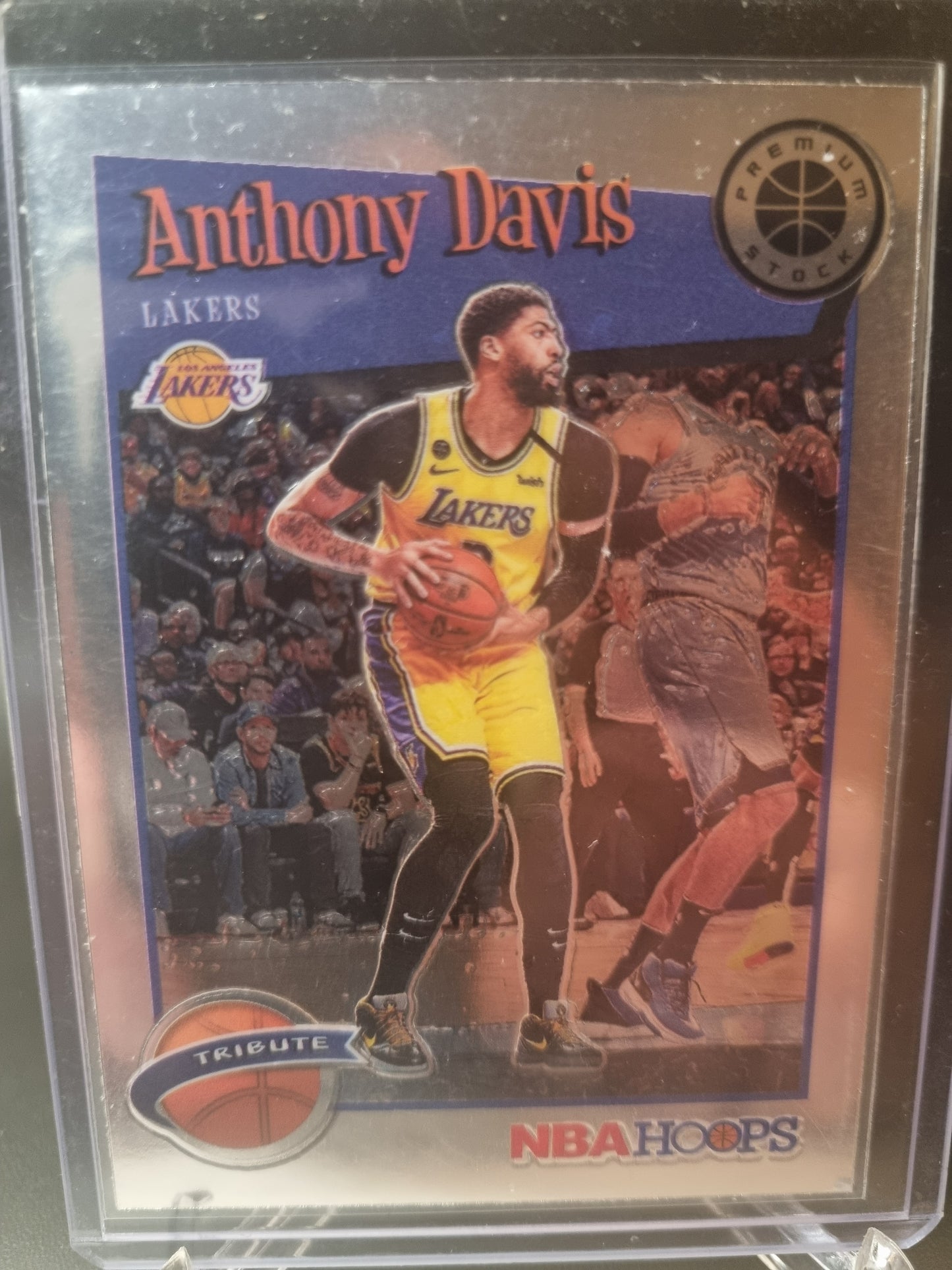 2019-20 Panini Hoops #294 Anthony Davis  premium Stock Tribute