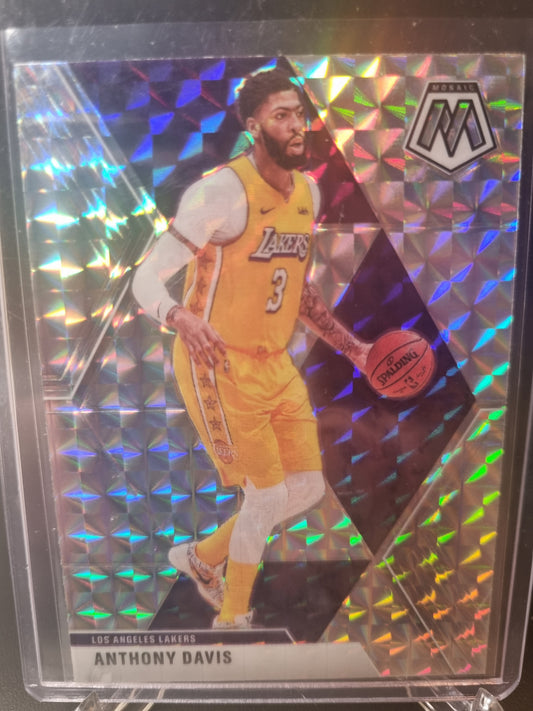 2019-20 Panini Mosaic #18 Anthony Davis Mosaic Prizm