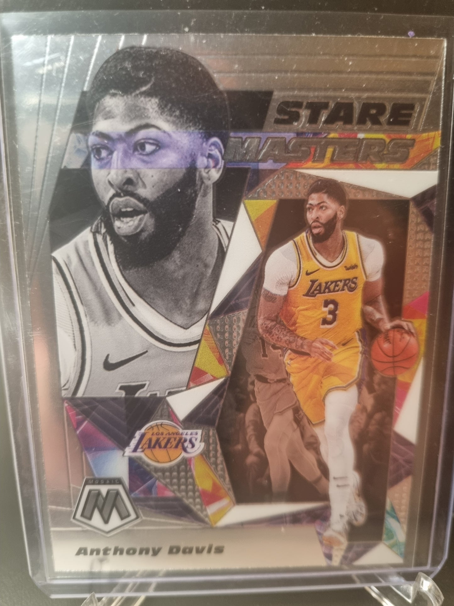 2019-20 Panini Mosaic #11 Anthony Davis Stare Masters