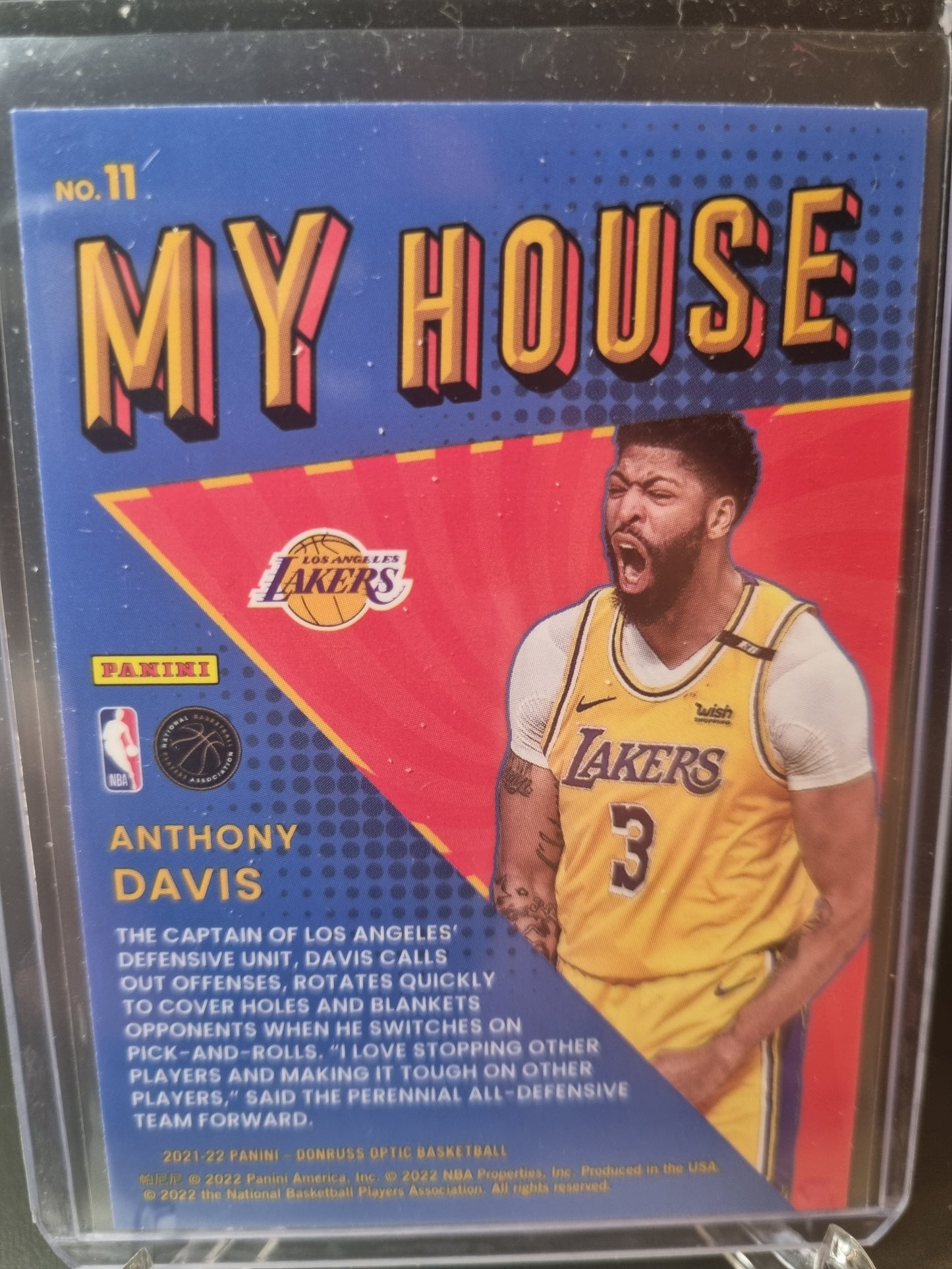 2021-22 Panini Donruss #11 Anthony Davis My House