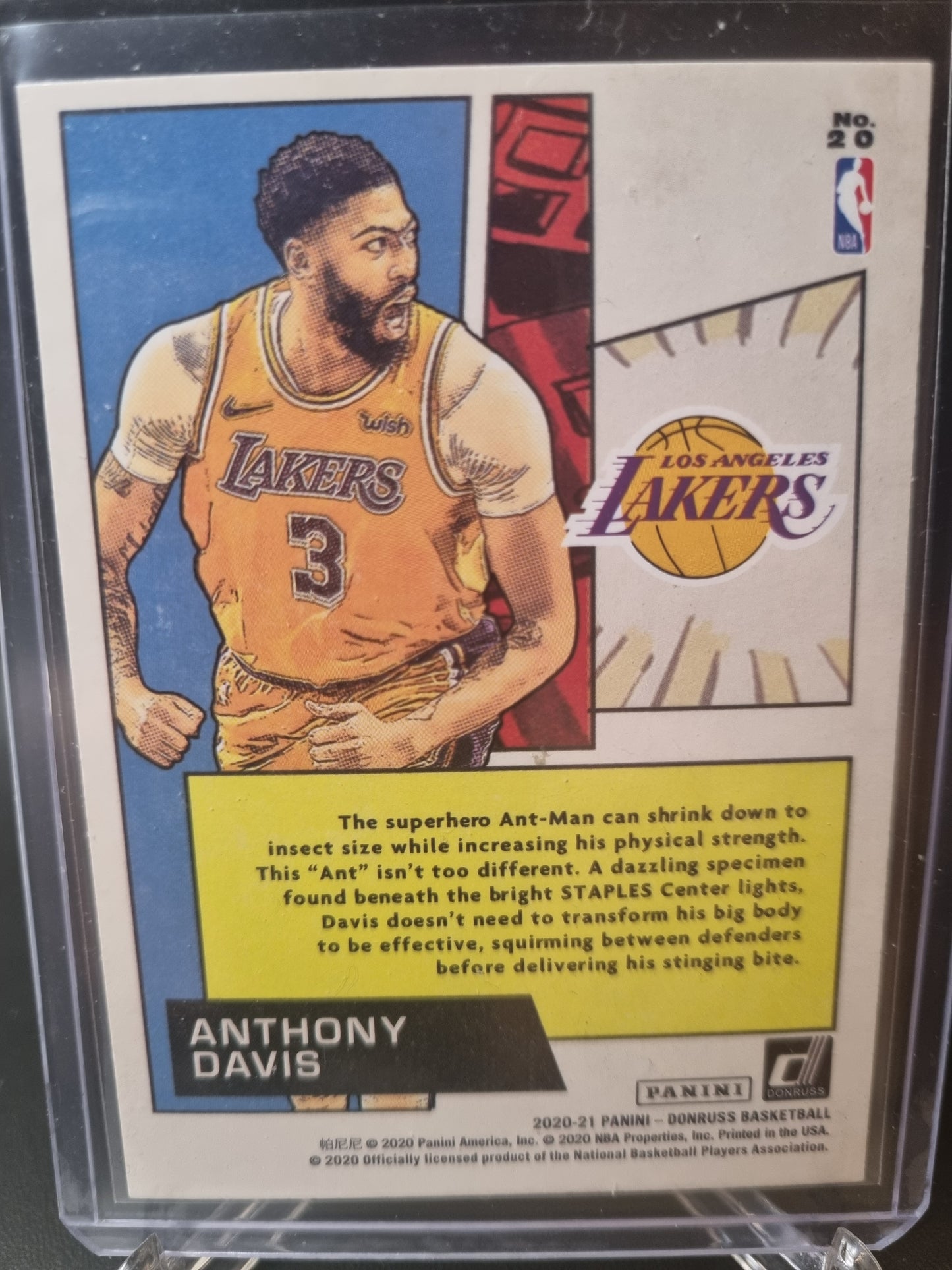 2020-21 Panini Donruss #20 Anthony Davis Net Marvels