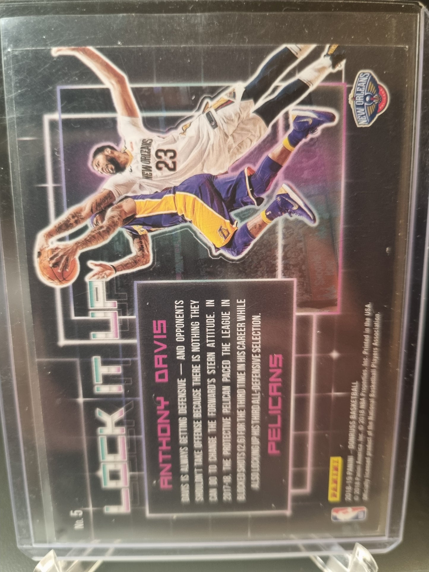 2018-19 Panini Donruss #5 Anthony Davis Lock It Up