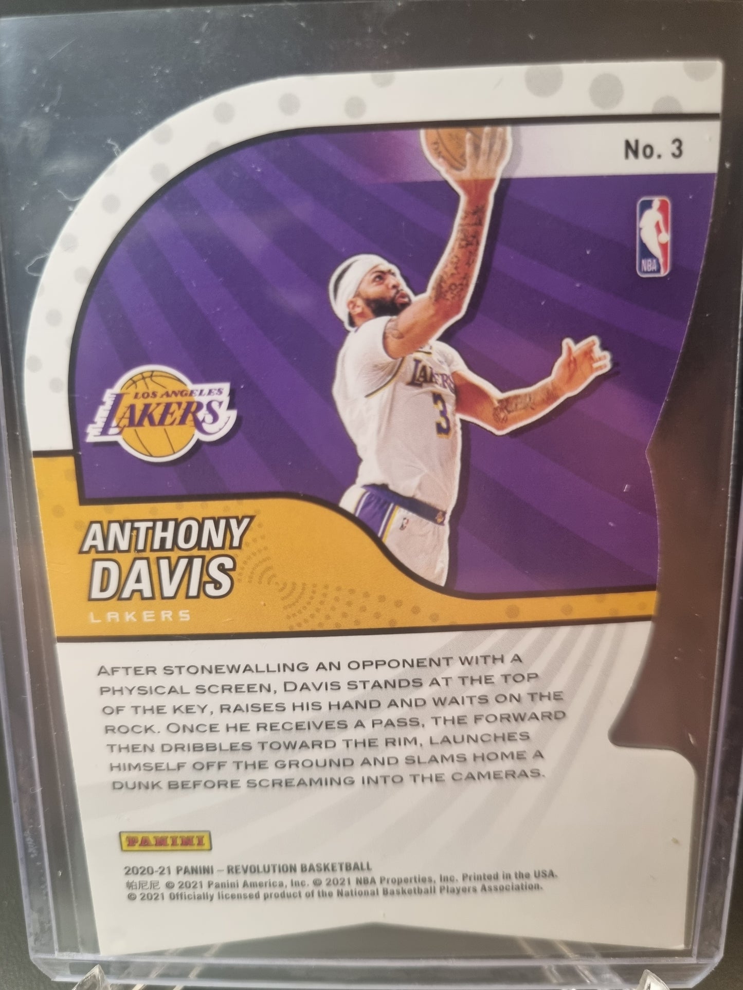 2020-21 Panini Revolution #3 Anthony Davis Lift Off