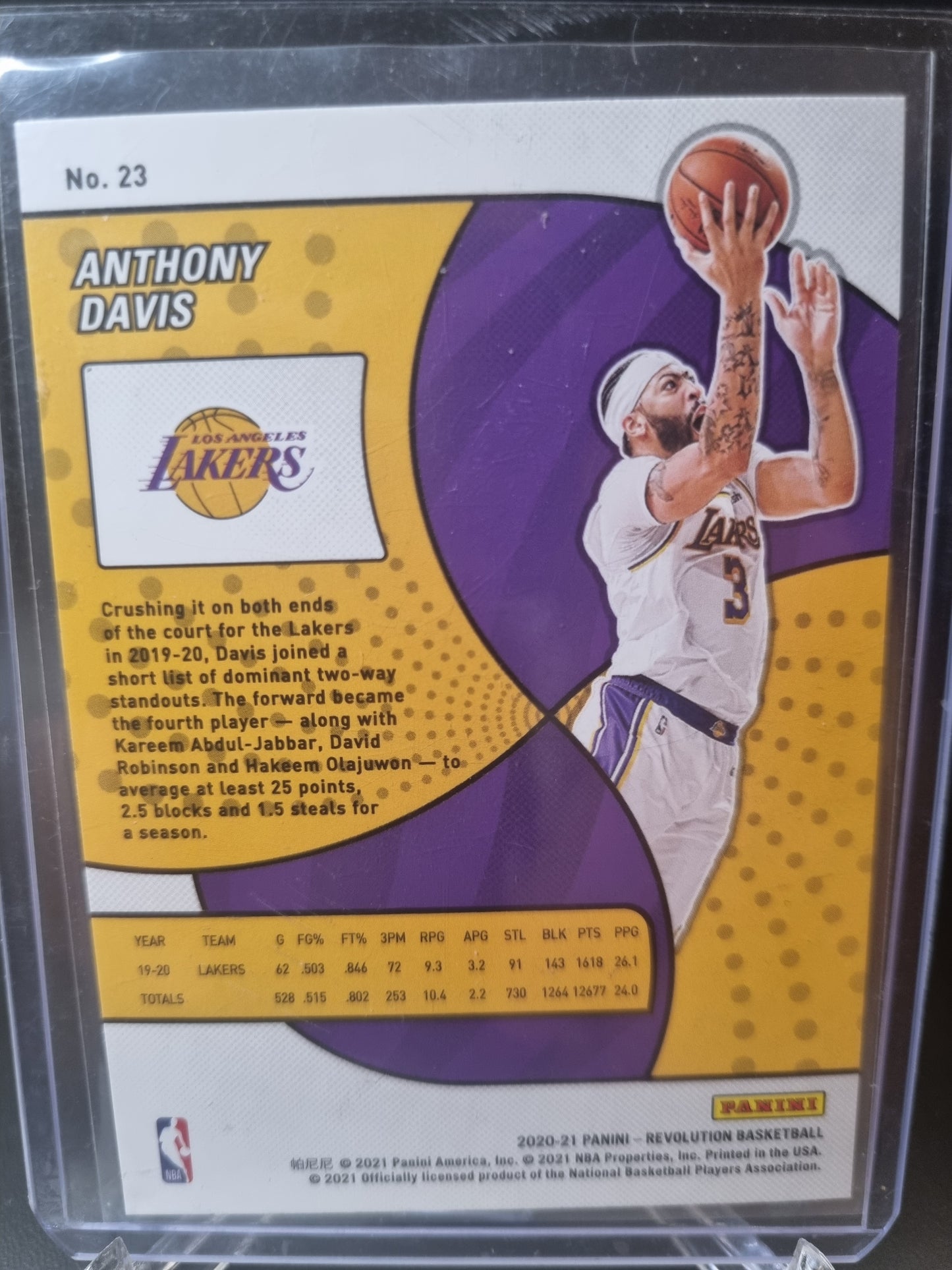 2020-21 Panini Revolution #23 Anthony Davis