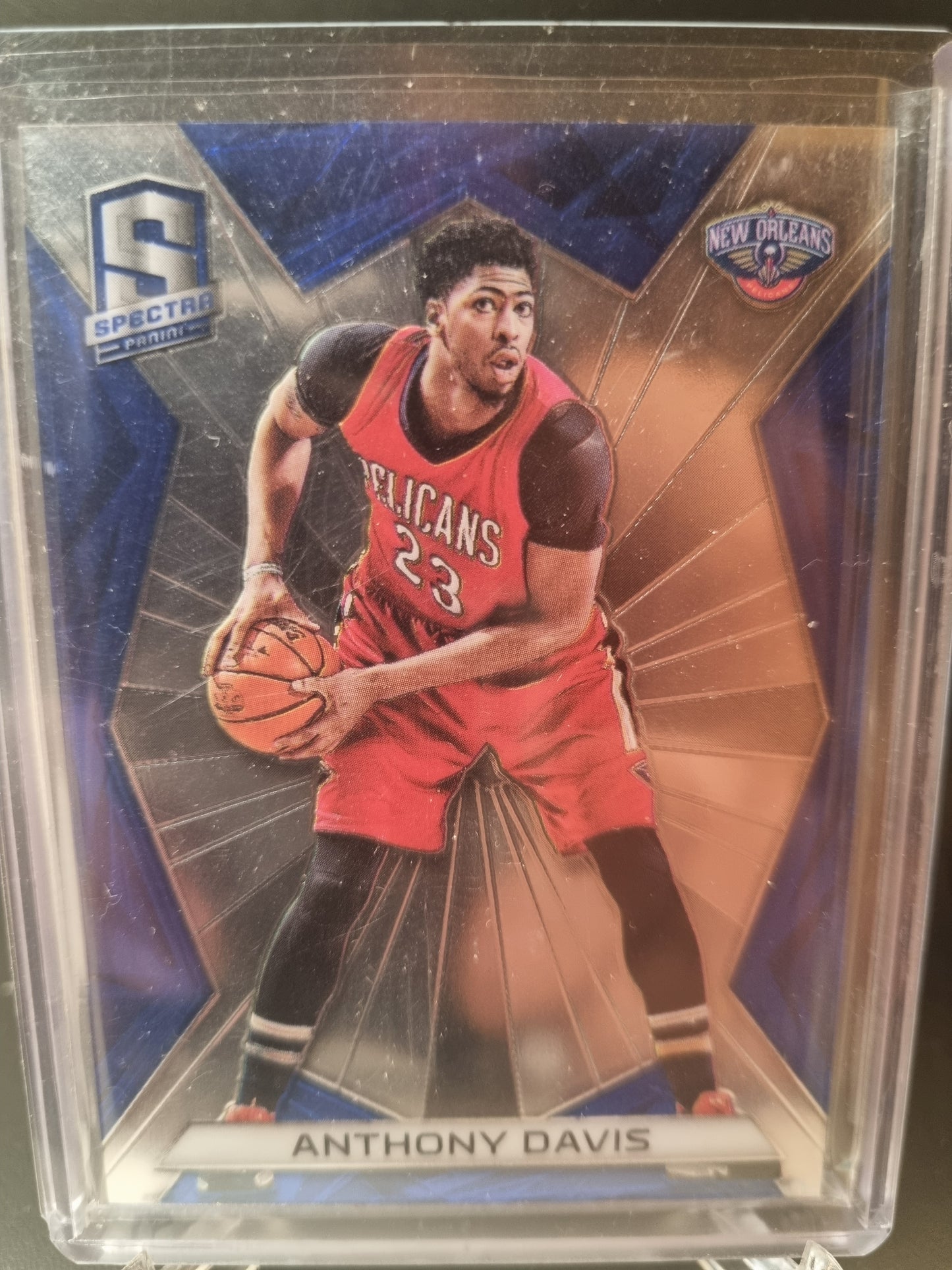 2015-16 Panini Spectra #34 Anthony Davis 014/125