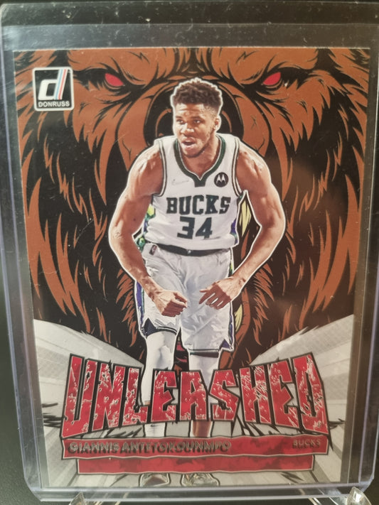 2022-23 Panini Donruss #11 Giannis Antetokounmpo Unleashed