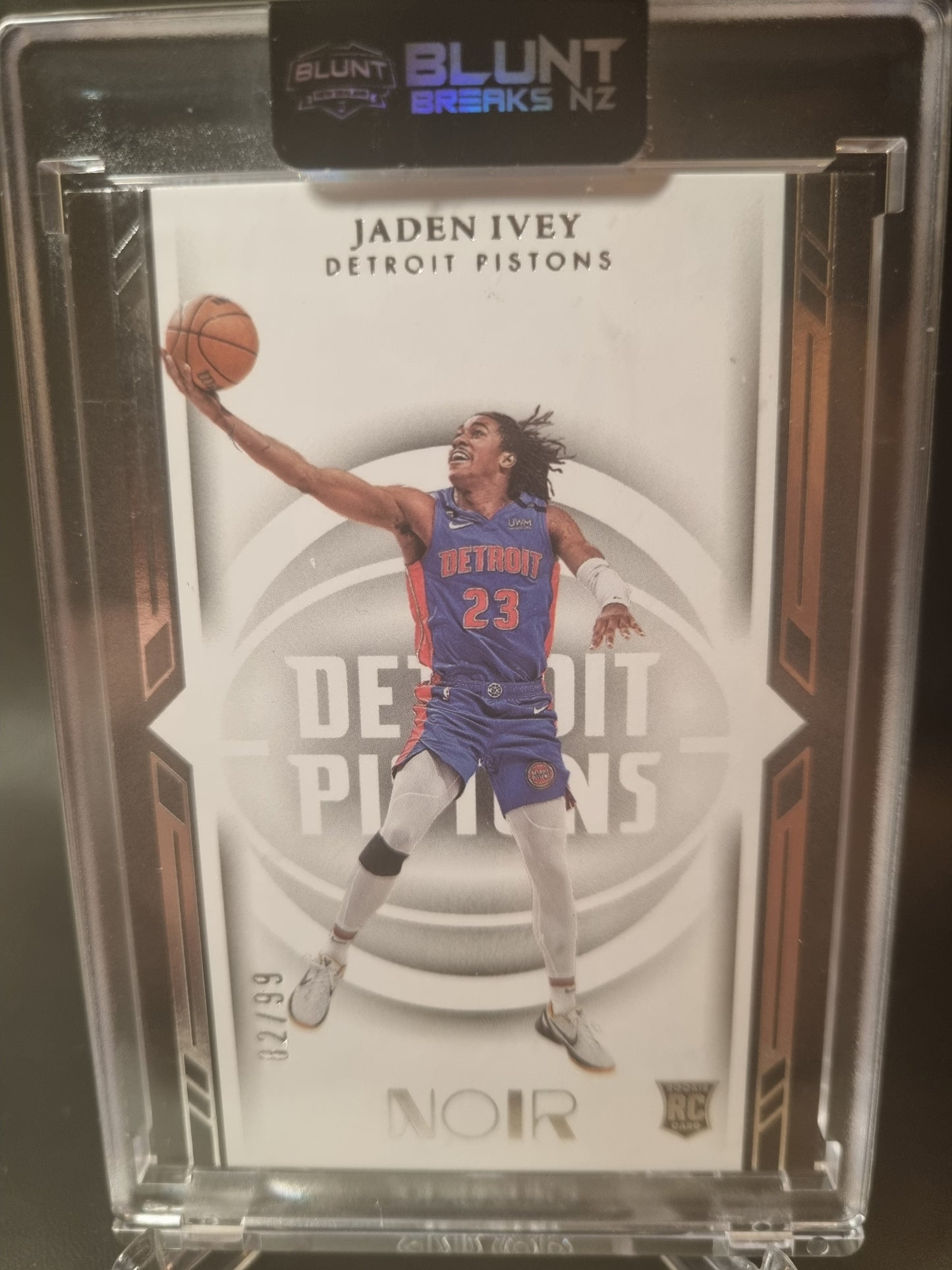 2022-23 Panini Noir #197 Jaden Ivey Rookie Card 82/99