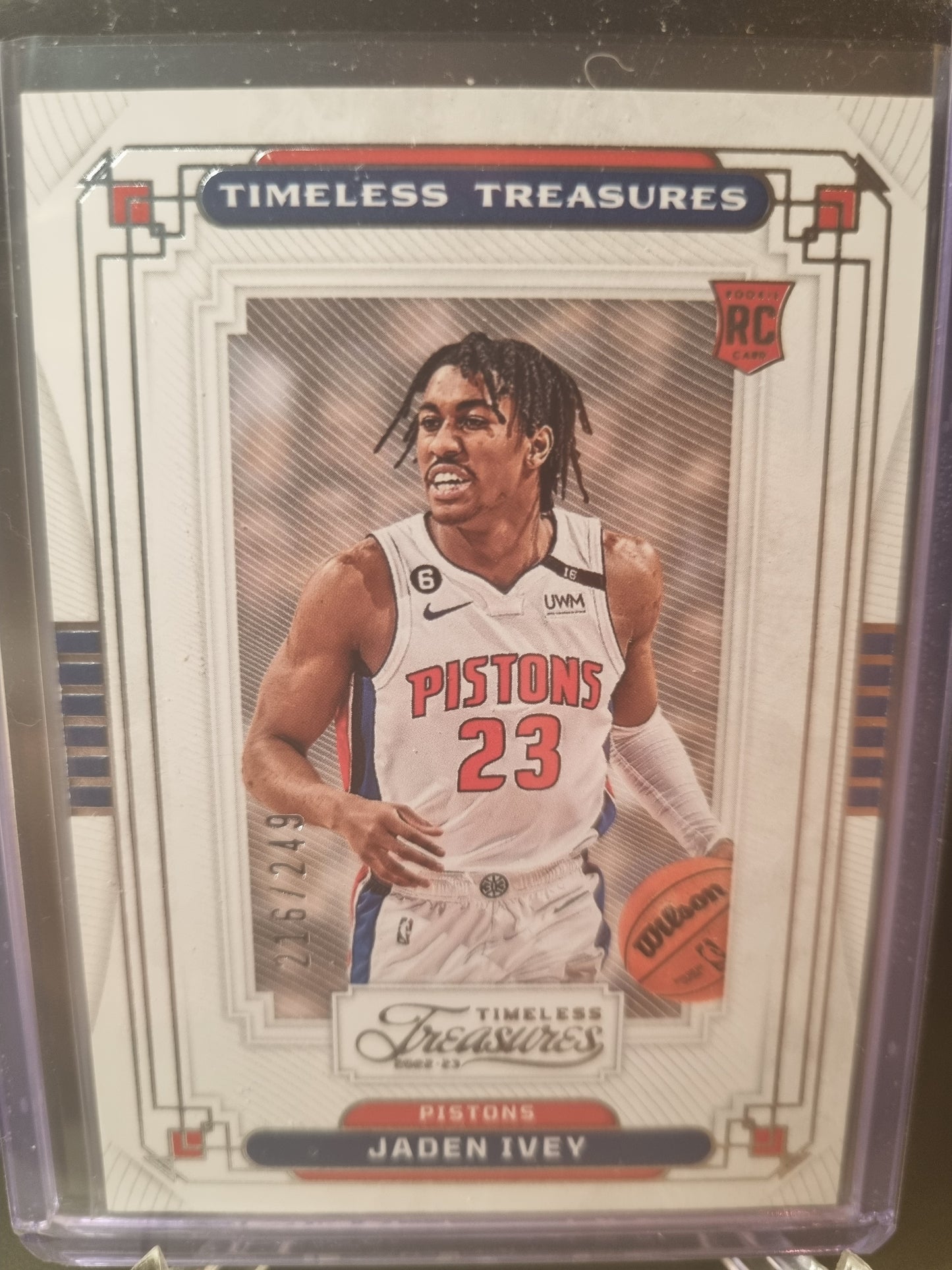 2022-23 Panini Chronicles Timeless Treasures #339 Jaden Ivey Rookie Card 216/249