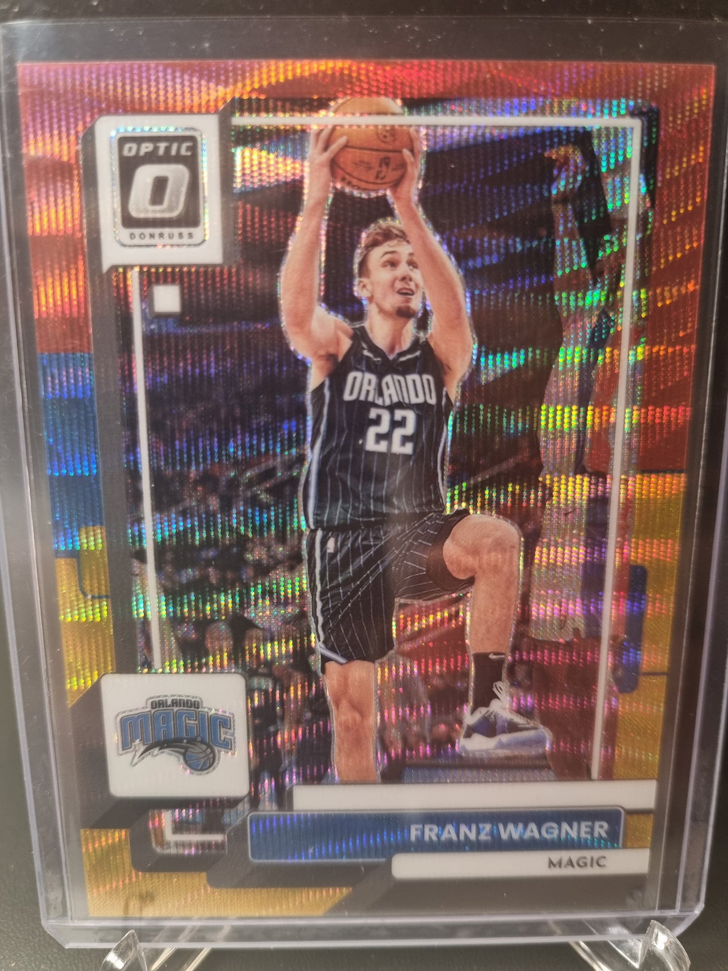 2022-23 Panini Donruss Optic #161 Franz Wagner Red Gold Prizm 91/99