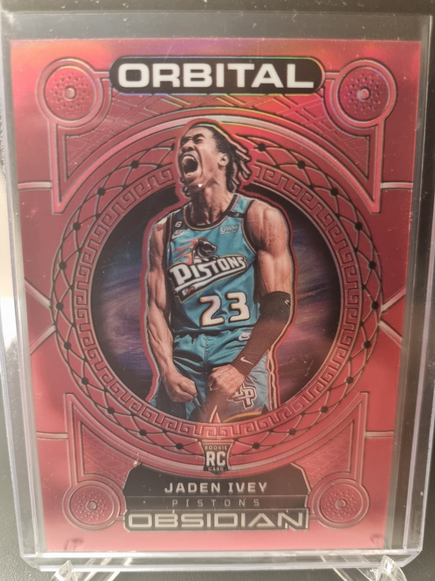 2022-23 Panini Obsidian #15 Jaden Ivey Rookie Card Red Orbital