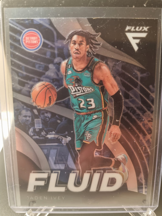 2022-23 Panini Flux #7 Jaden Ivey Rookie Card Fluid