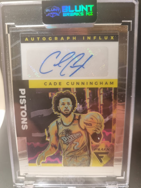 2022-23 Panini Flux #AI-CCH Cade Cunningham Flux Autograph