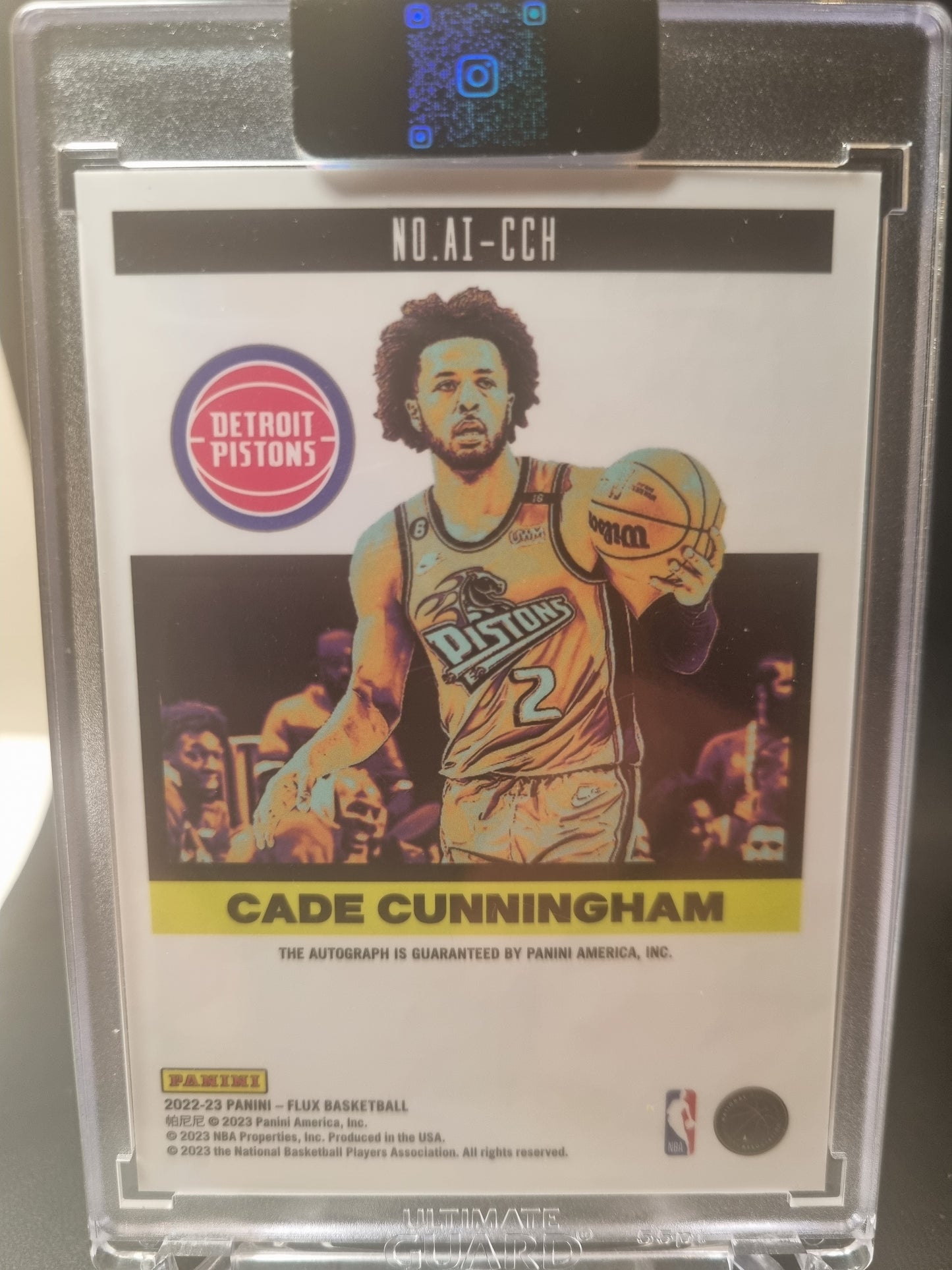 2022-23 Panini Flux #AI-CCH Cade Cunningham Flux Autograph