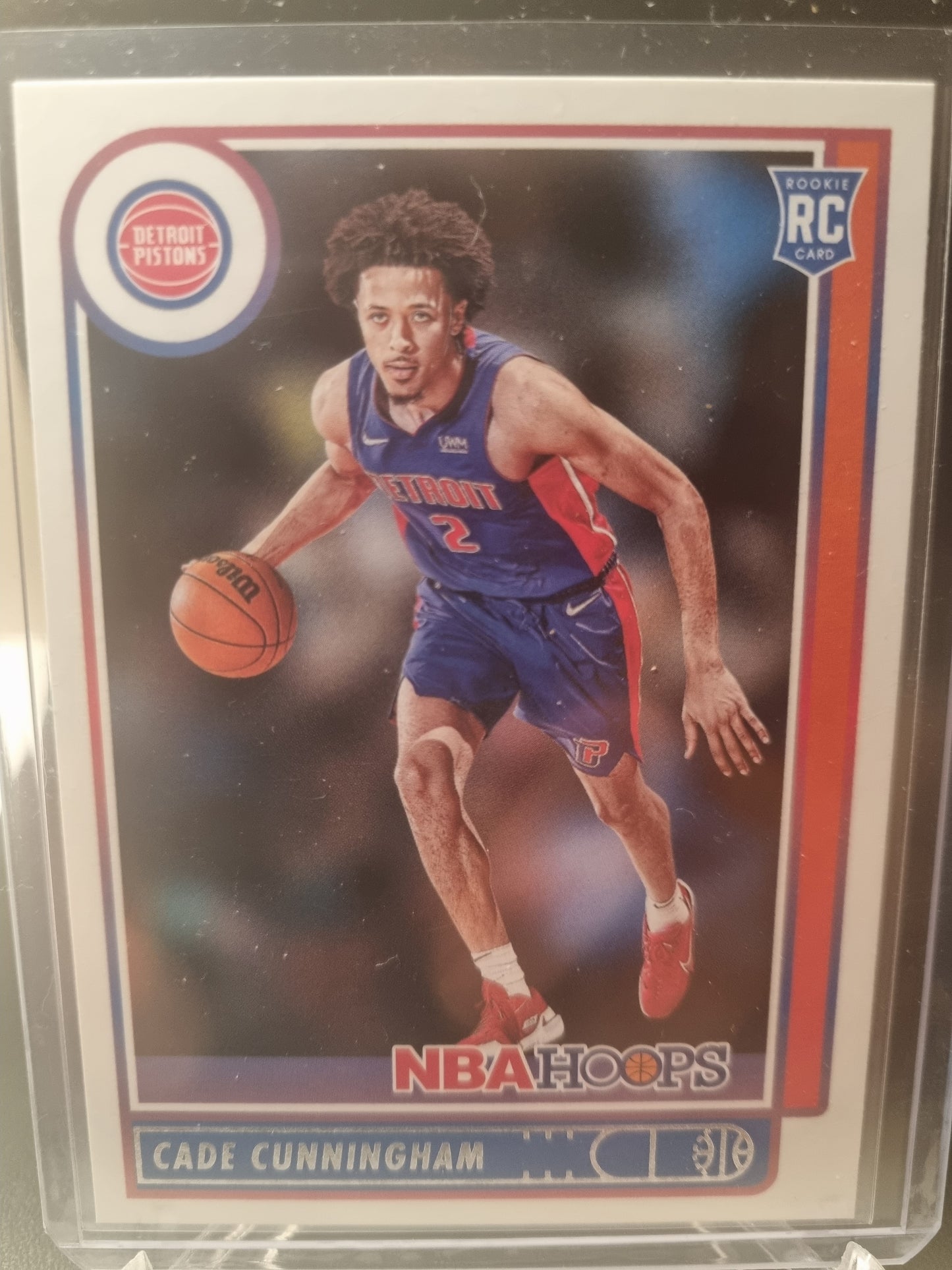 2021-22 Panini Hoops #201 Cade Cunningham Rookie Card