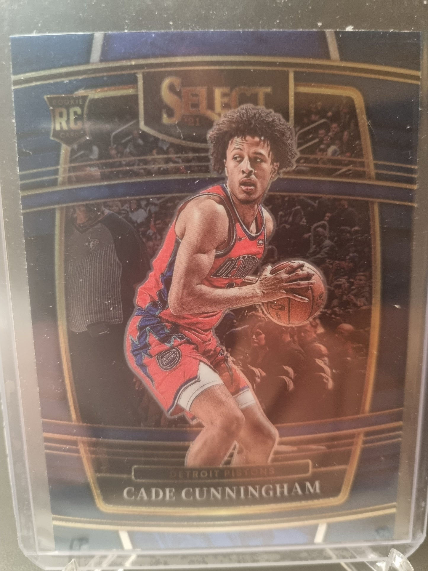 2021-22 Panini Mosaic #11 Cade Cunningham Rookie Card Blue