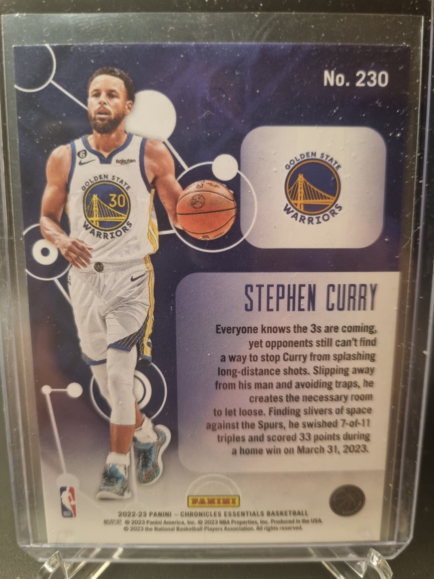 2022-23 Panini Chronicles Essentials #230 Stephen Curry