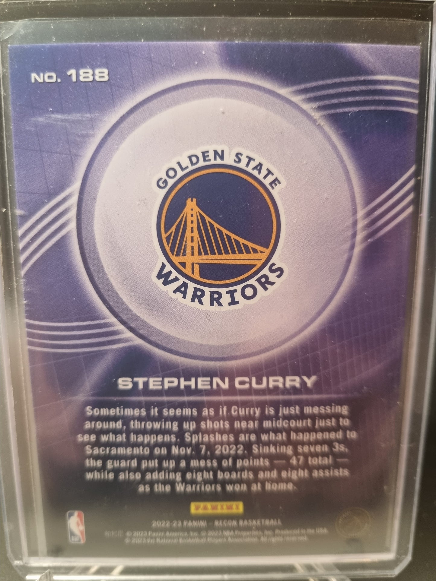 2022-23 Panini Recon #188 Stephen Curry