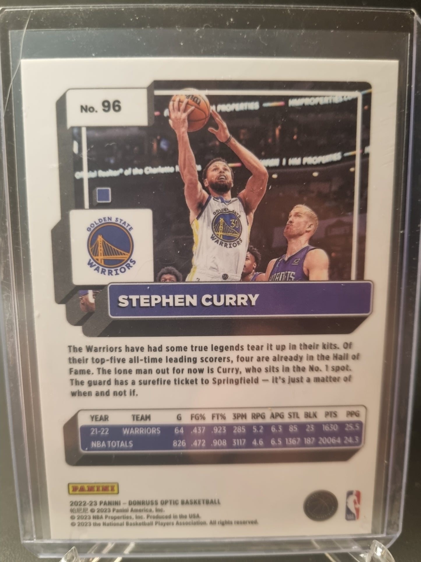 2022-23 Panini Donruss Optic #96 Stephen Curry