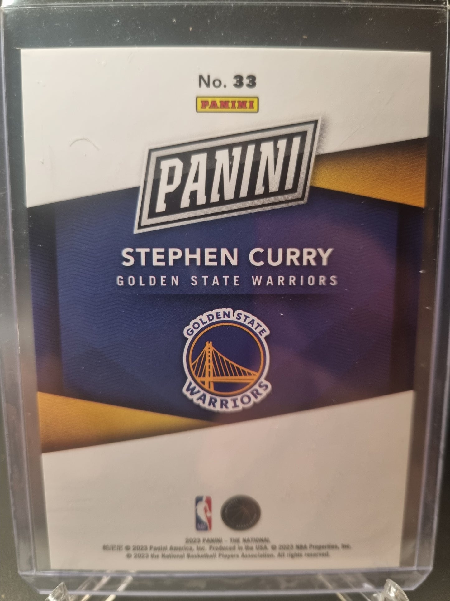 2023 Panini The National #33 Stephen Curry Orange 062/199