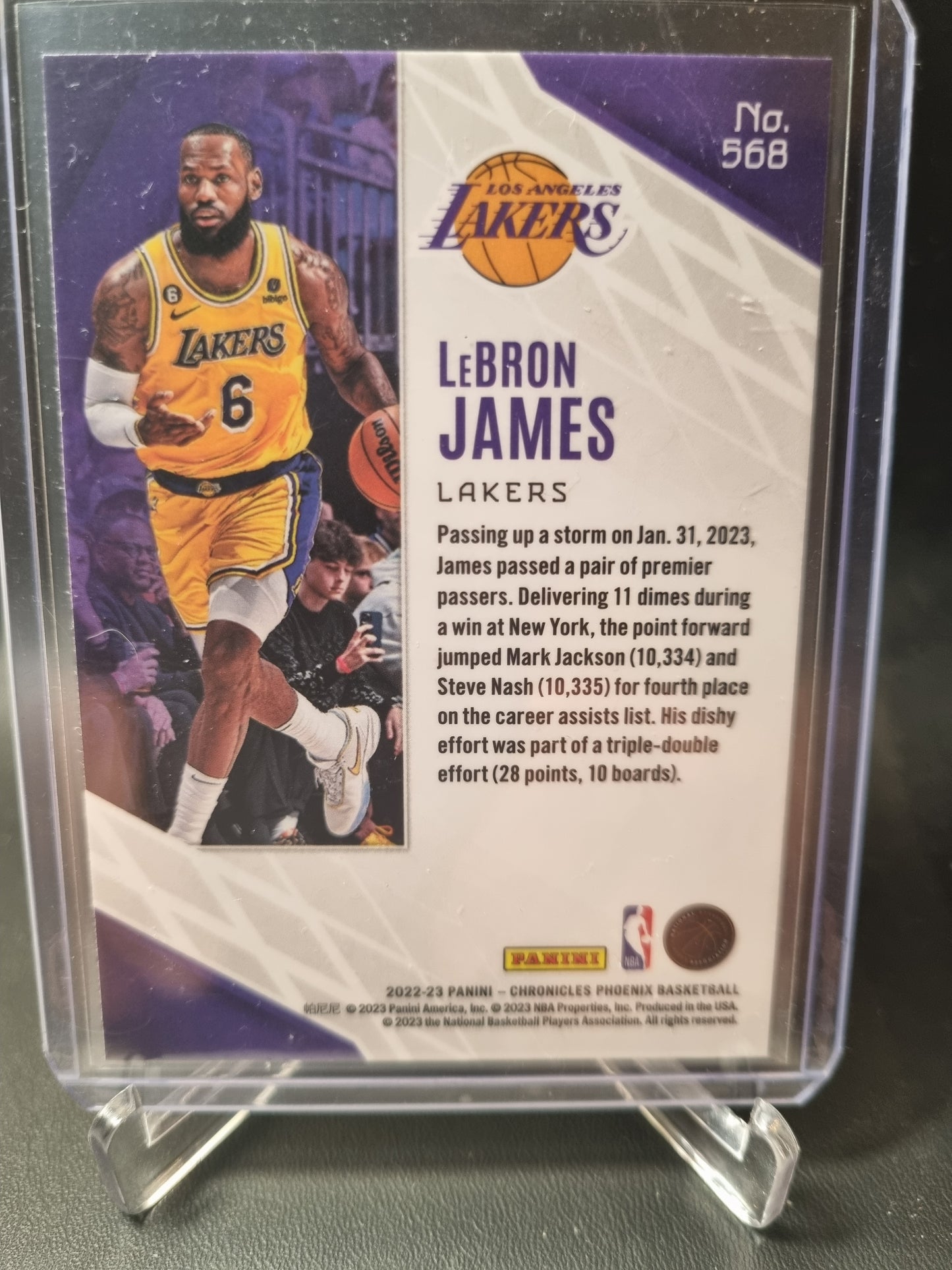 2022-23 Panini Chronicles Phoenix #568 Lebron James