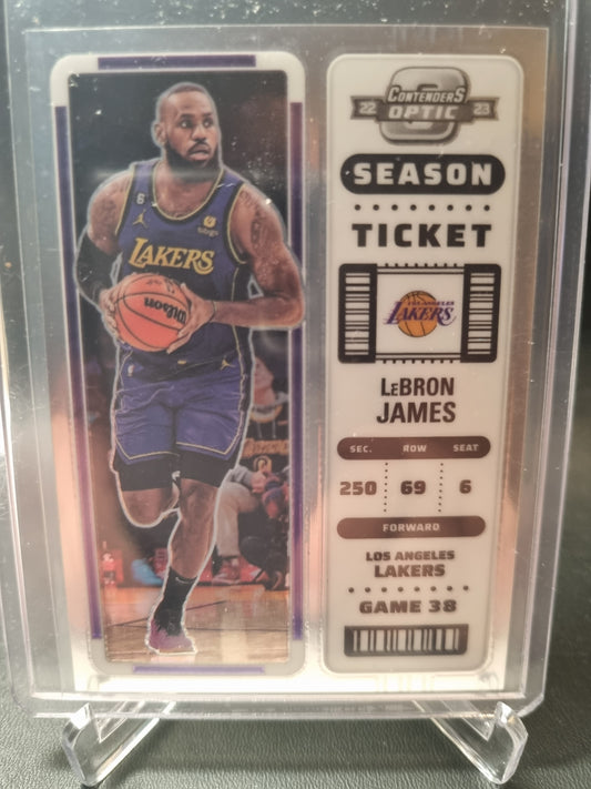 2022-23 Panini Contenders Optic #88 Lebron James Season Ticket