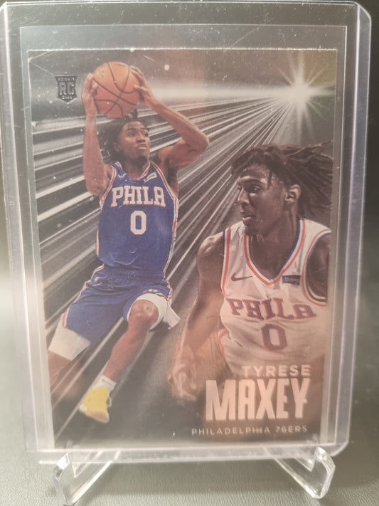 2020-21 Panini Chronicles #208 Tyrese Maxey Rookie Card