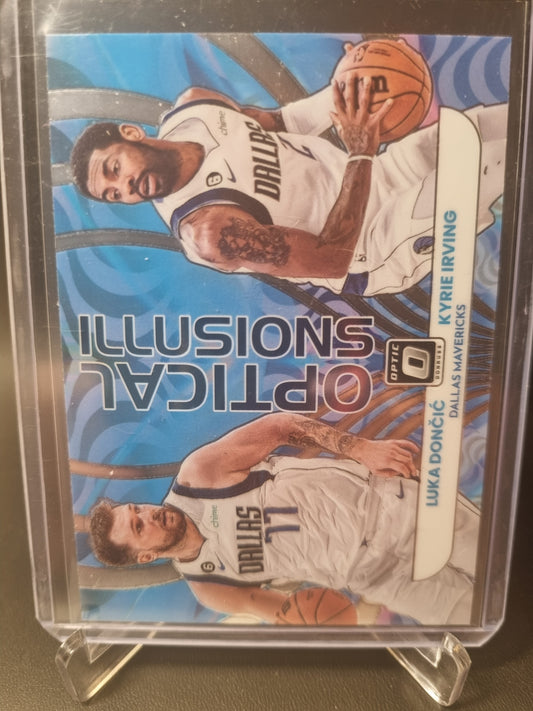 2022-23 Panini Donruss Optic #5 Luka Doncic/Kyrie Irving Optical Illusions