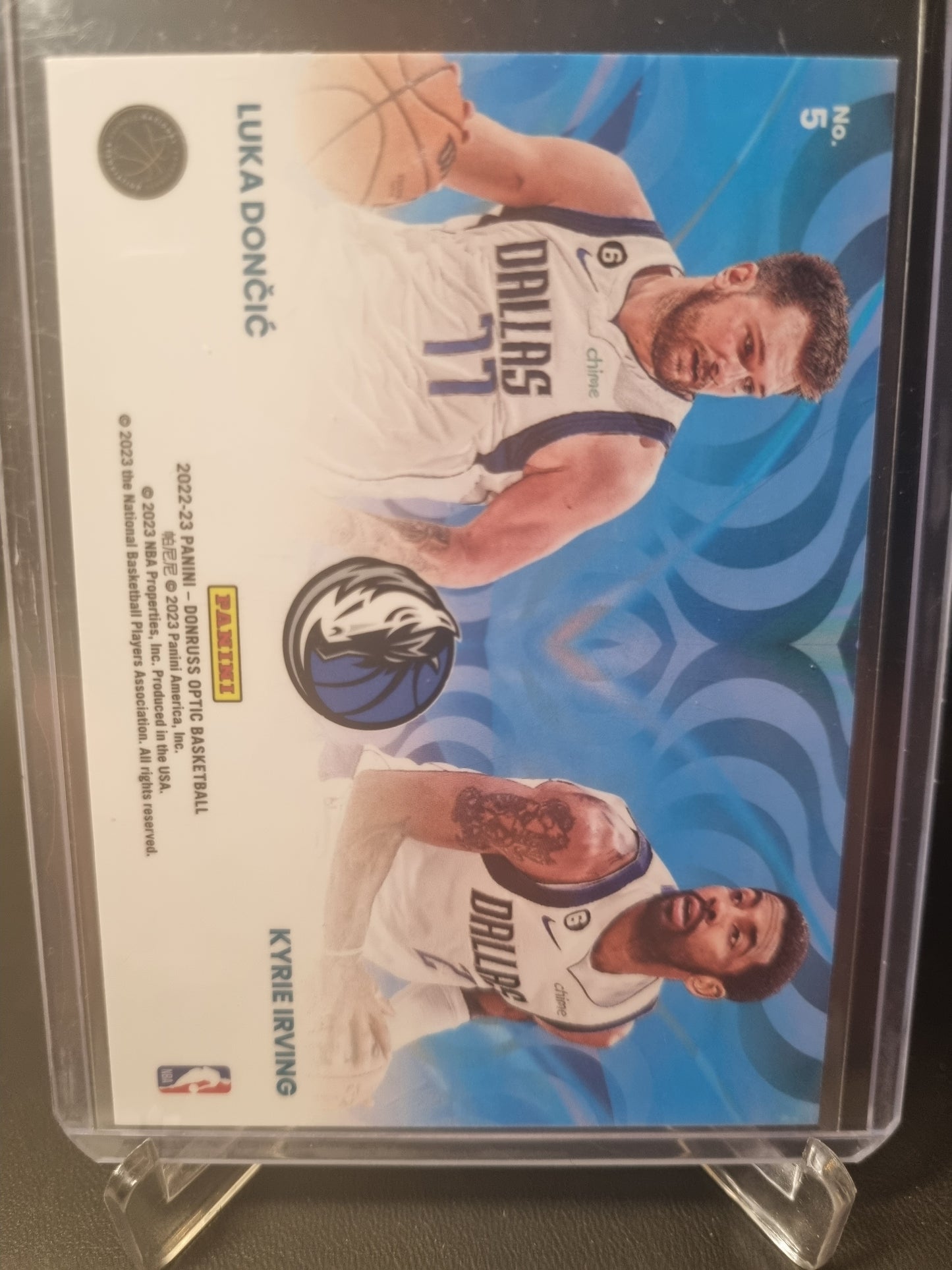 2022-23 Panini Donruss Optic #5 Luka Doncic/Kyrie Irving Optical Illusions