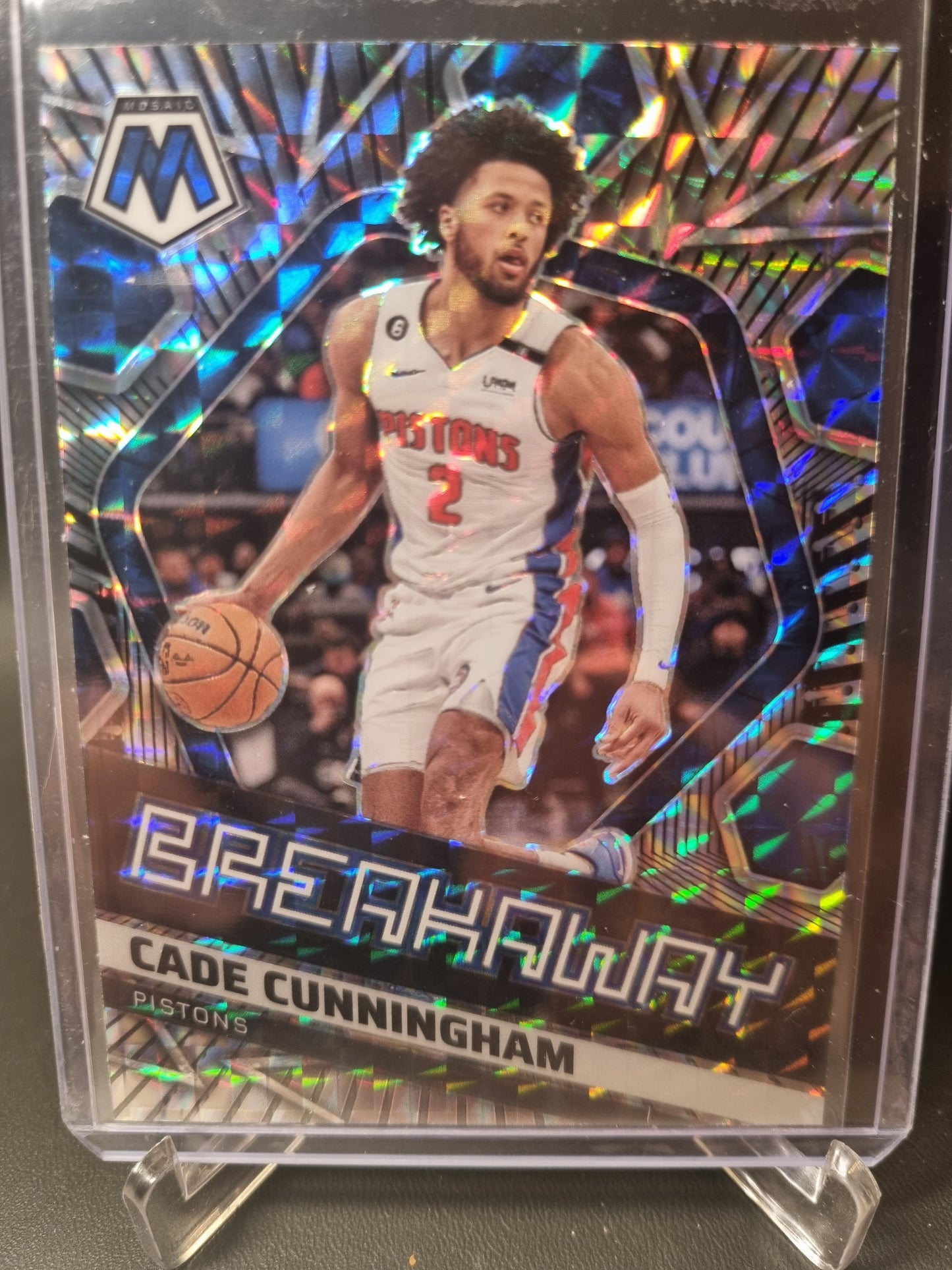 2022-23 Panini Mosaic #7 Cade Cunningham Breakaway Mosaic