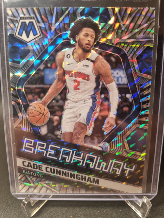 2022-23 Panini Mosaic #7 Cade Cunningham Breakaway Mosaic