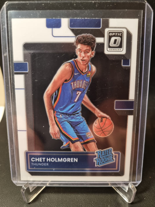 2022-23 Panini Donruss Optic #208 Chet Holmgren Rookie Card Rated Rookie