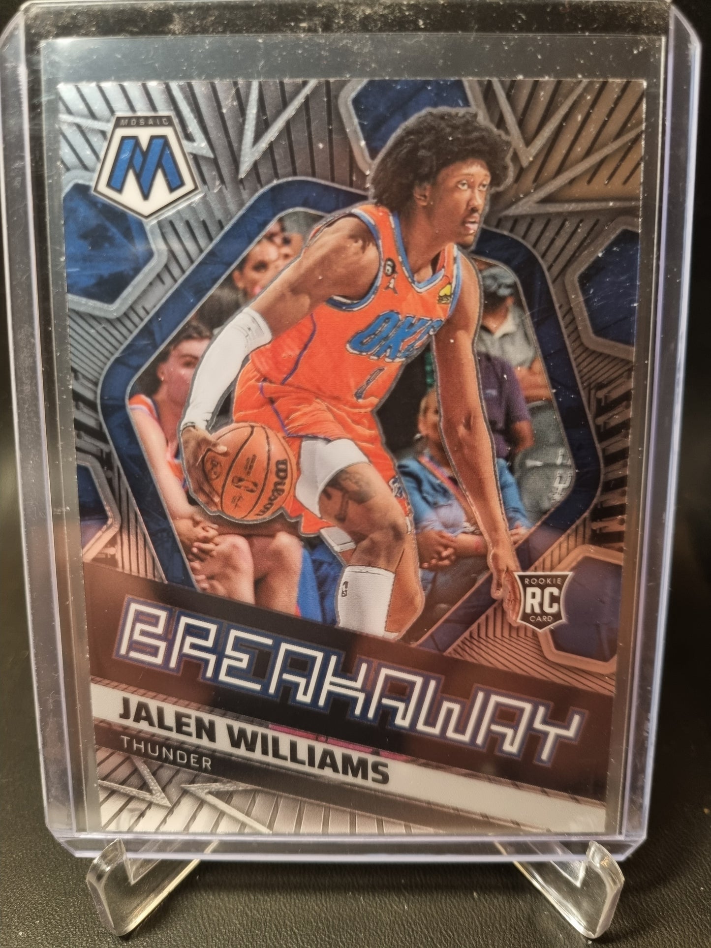 2022-23 Panini Mosaic #8 Jalen Williams Rookie Card Break Away