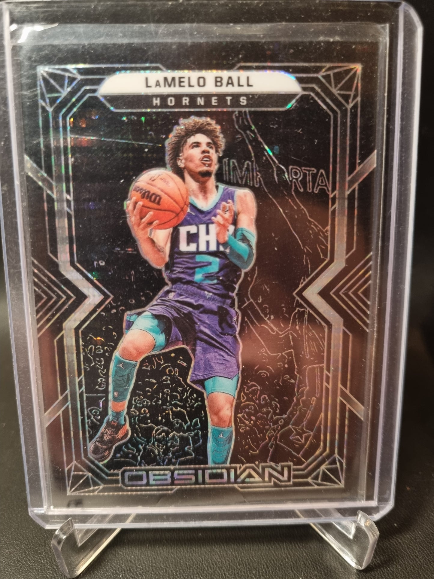 2021-22 Panini Obsidian #1 LaMelo Ball