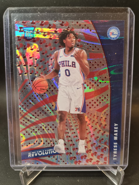 2020-21 Panini Revolution #148 Tyrese Maxey Rookie Card Asia
