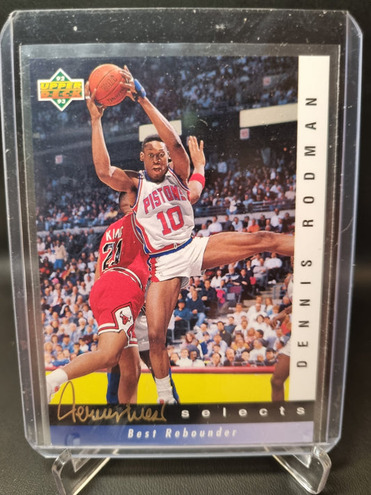 1992 Upper Deck #JW2 Dennis Rodman Jerry West Selects Best Rebounder