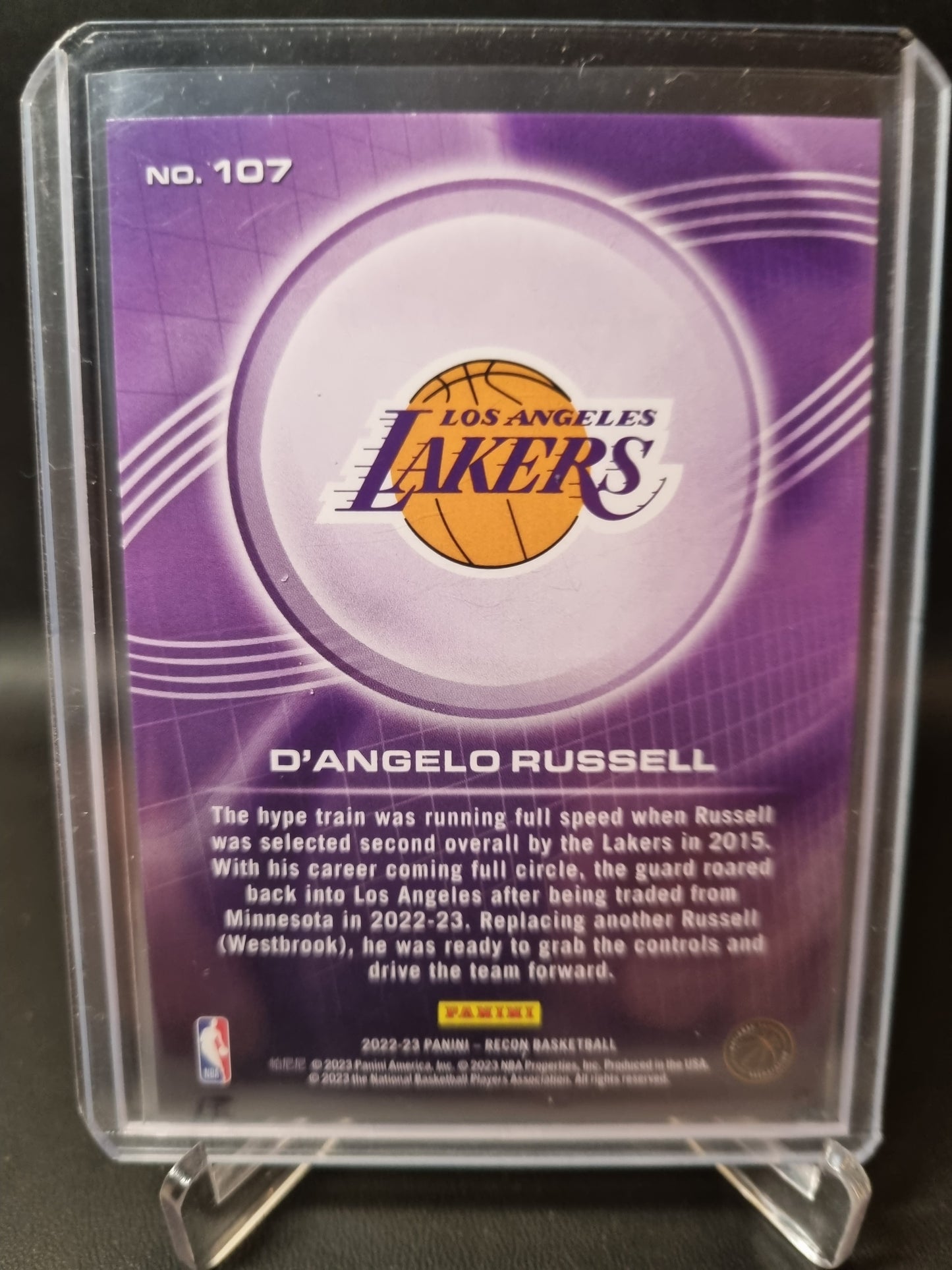 2022-23 Panini Recon #107 D'Angelo Russell 17/17