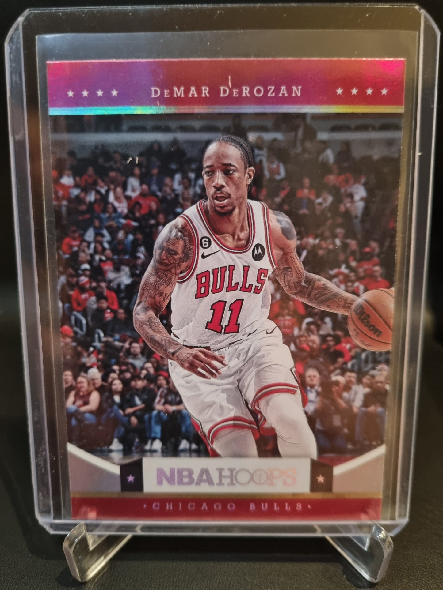 2023-24 Panini Hoops #13 DeMar DeRozan Silver Holo