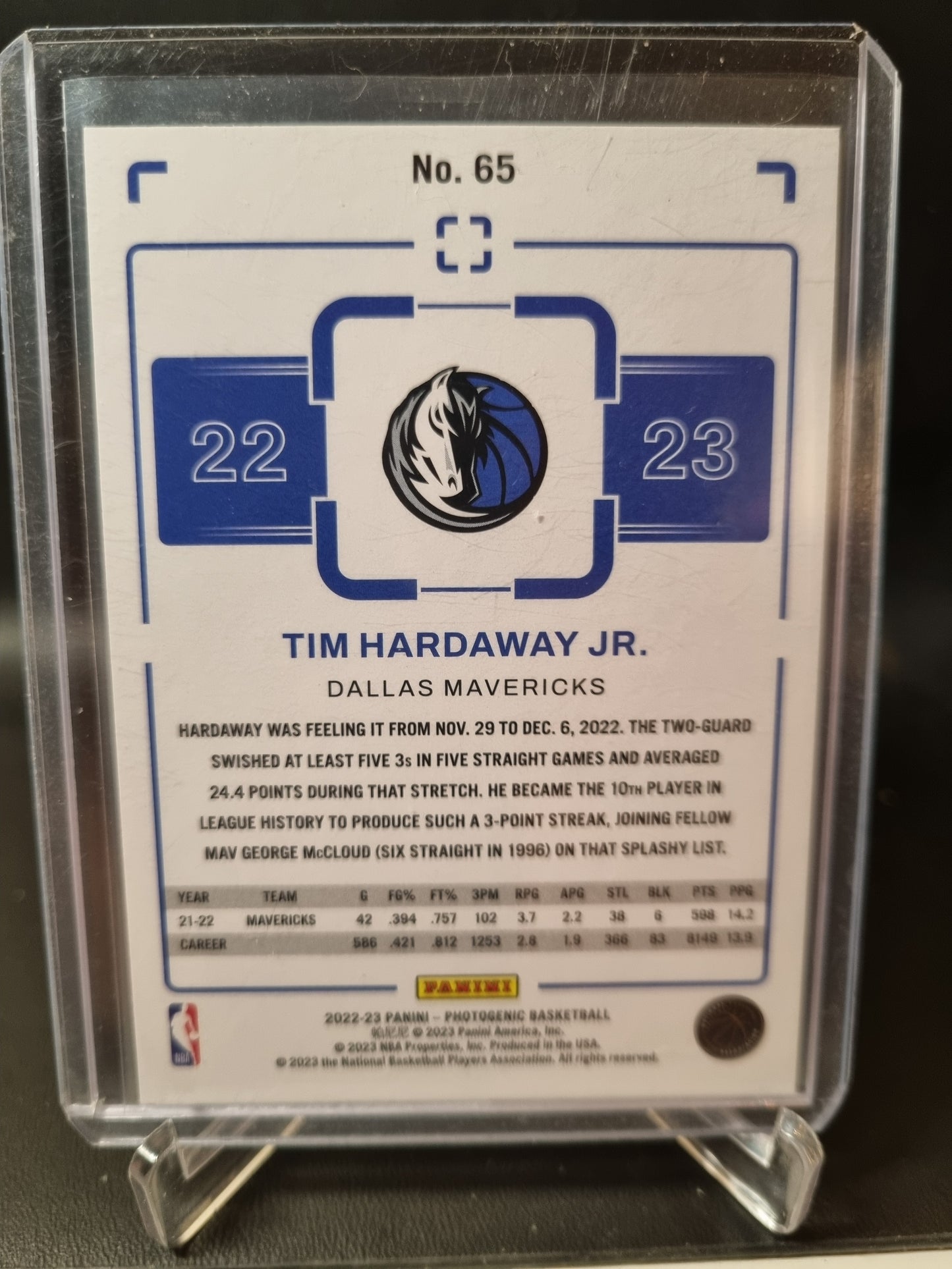 2022-23 Panini Photogenic #65 Tim Hardaway JR