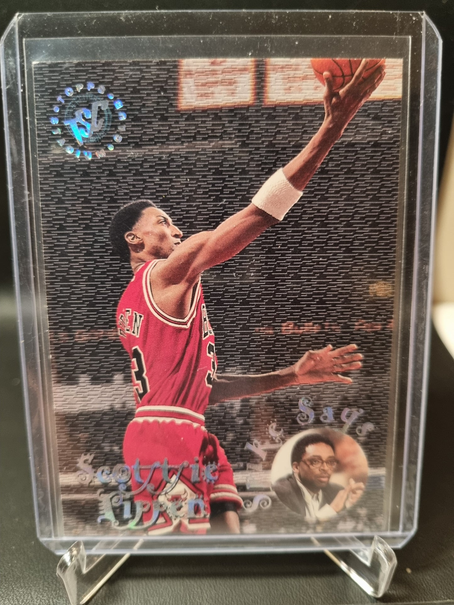 1996 Topps Stadium Club #SS7 Scottie Pippen Spike Says