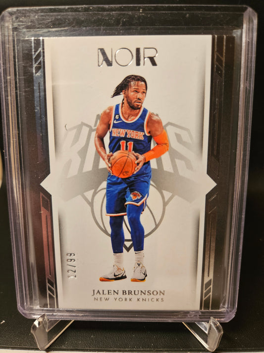 2022-23 Panini Noir #123 Jalen Brunson 12/99