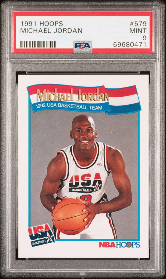 Michael Jordan Hoops USA Basketball Team PSA 9 Mint
