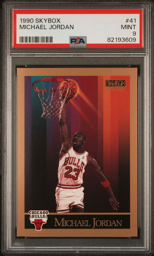 1990 Sky Box #41 Michael Jordan PSA 9 Mint