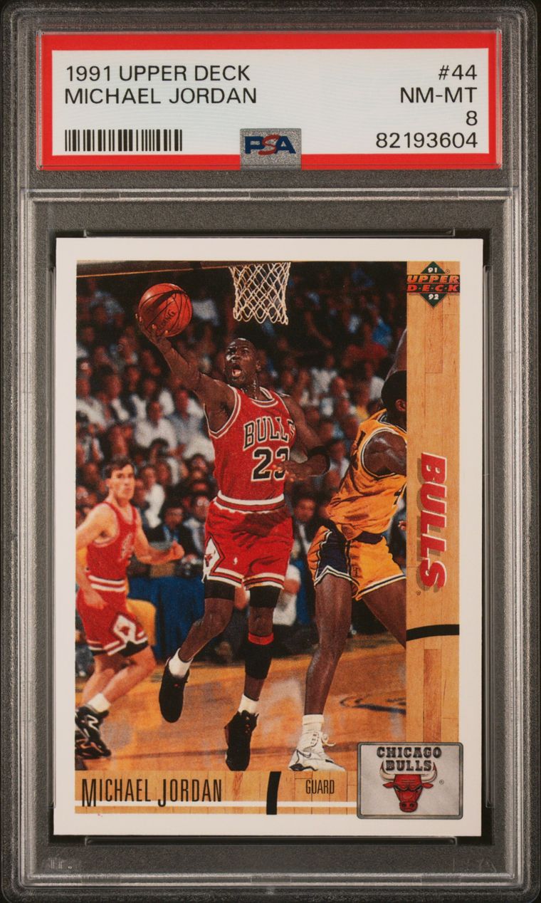 1991 Upper Deck #44 Michael Jordan PSA 8 Near Mint