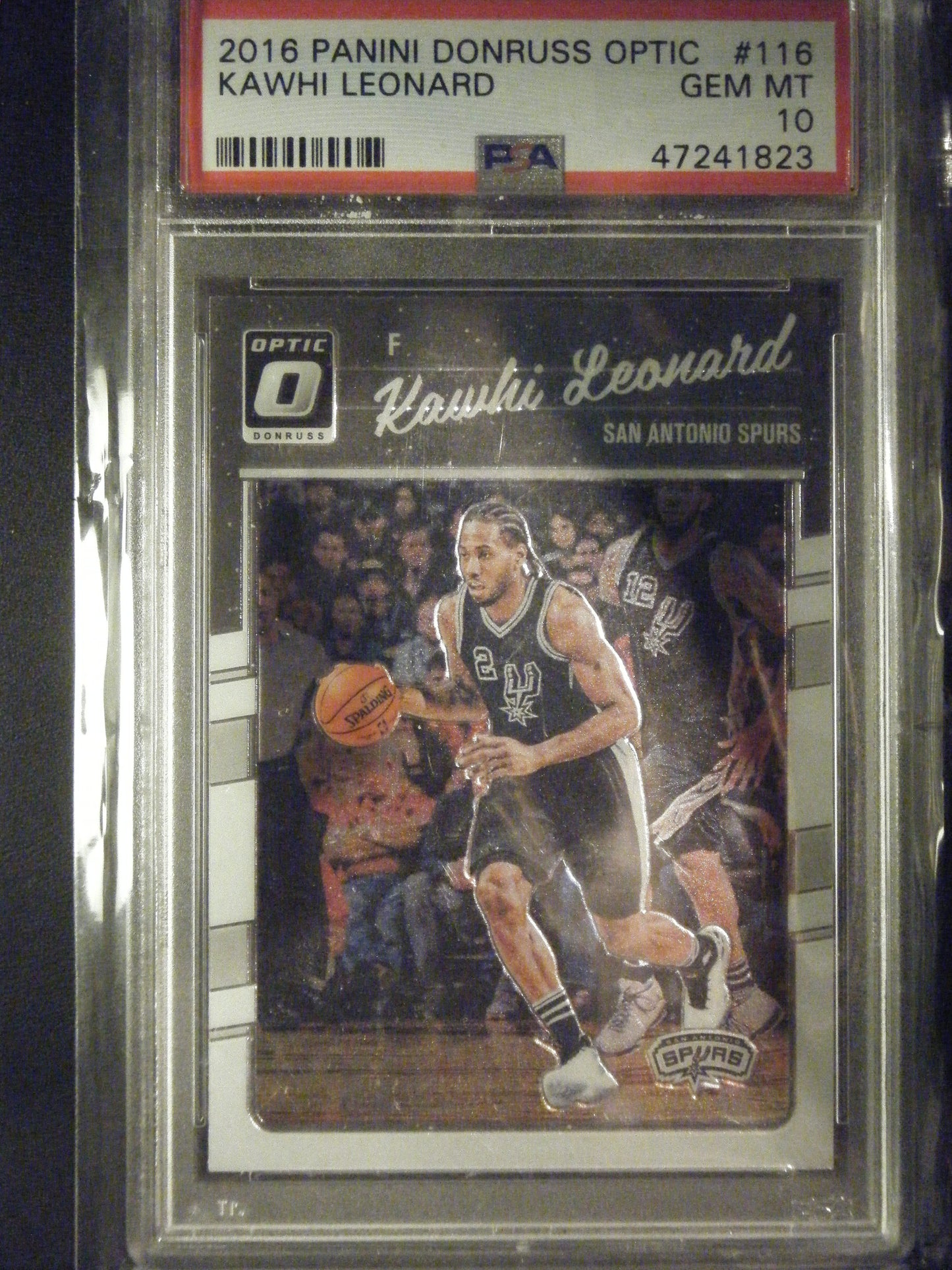 Kawhi Leonard Donruss Optic PSA 10 Gem Mint