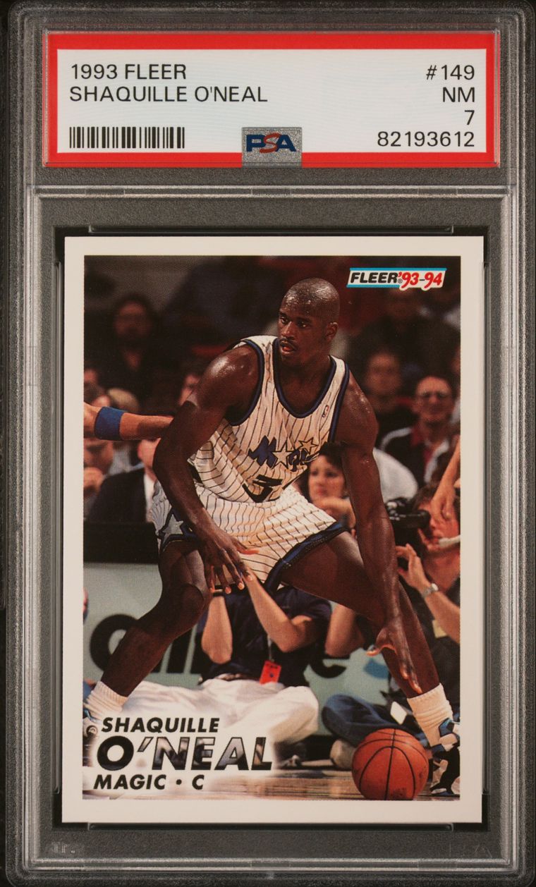 1993 Fleer #149 Shaquille O'Neal PSA 7