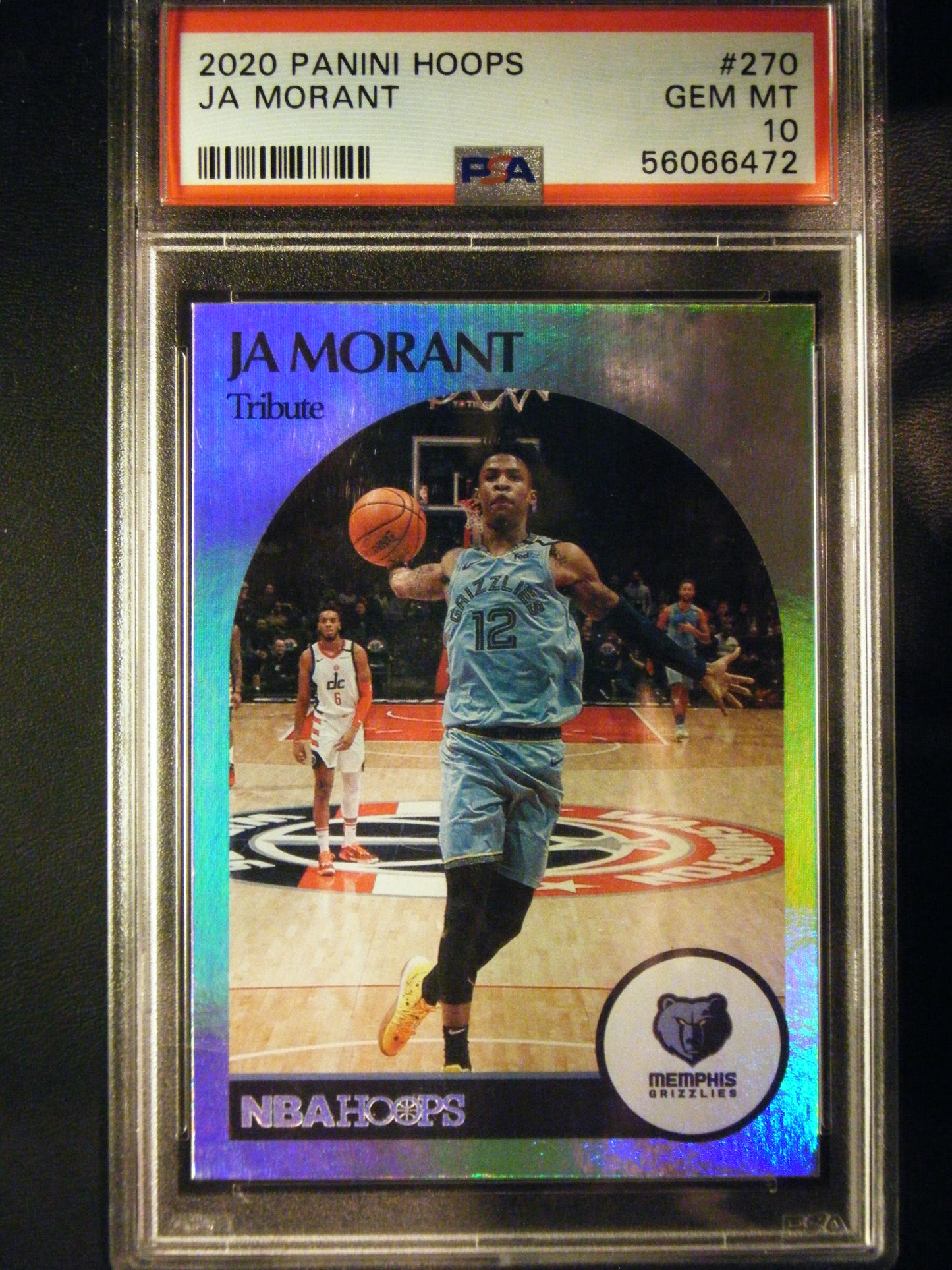 JA Morant Panini Hoops Tribute PSA 10 Gem Mint