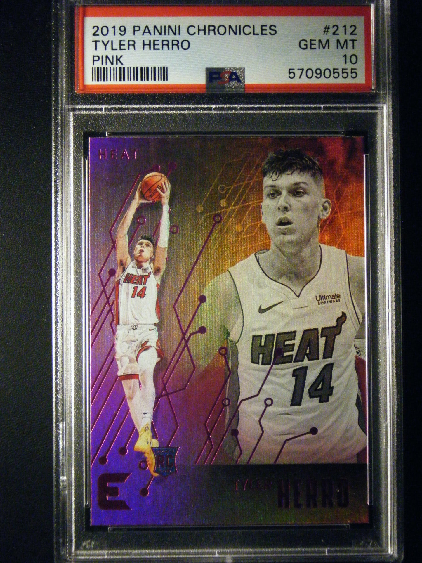 Tyler Herro 2019 Panini Chronicles Pink PSA 10 Gem Mint