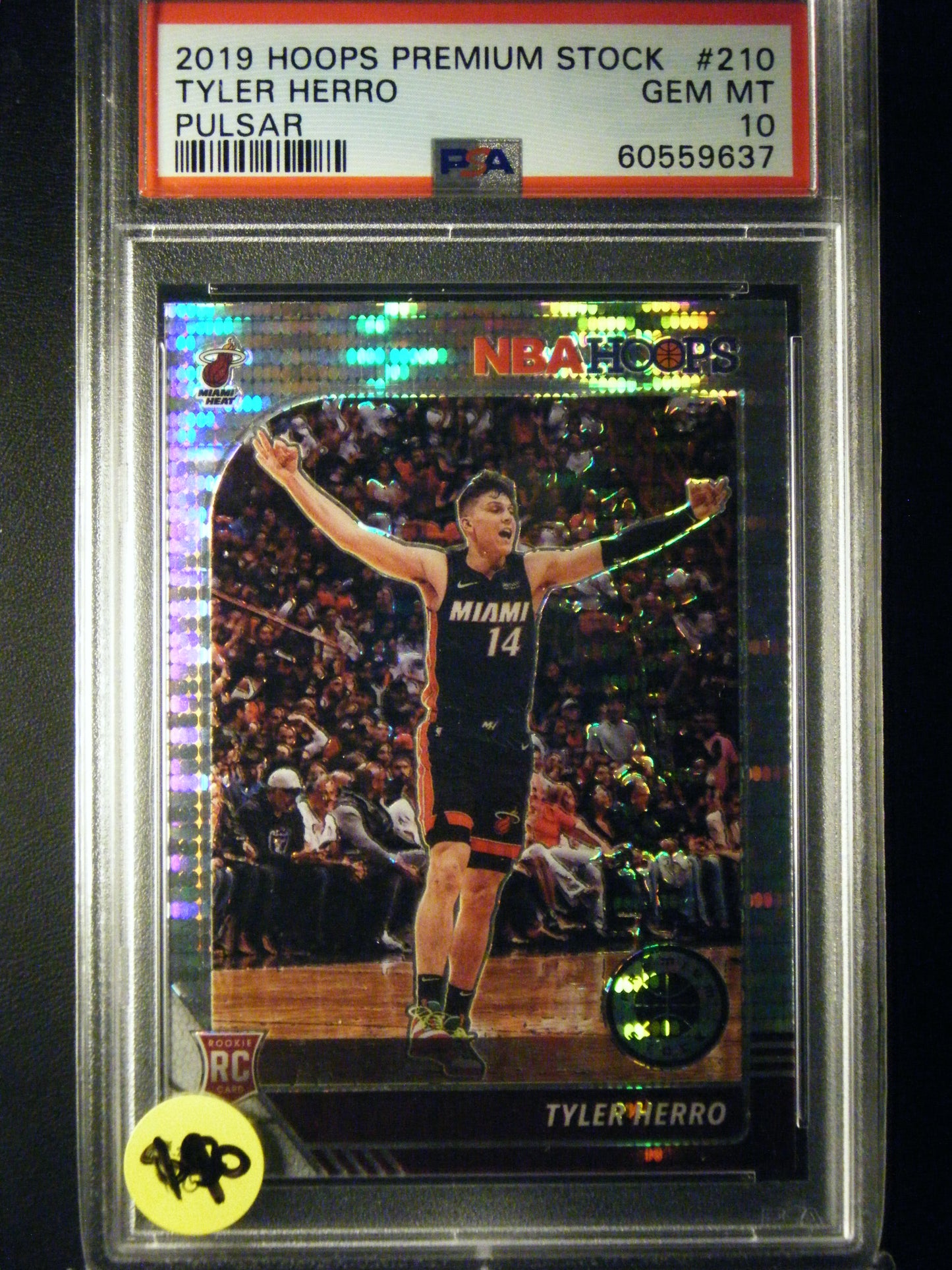 Tyler Herro Hoops Premium Stock Pulsar PSA 10 Gem Mint