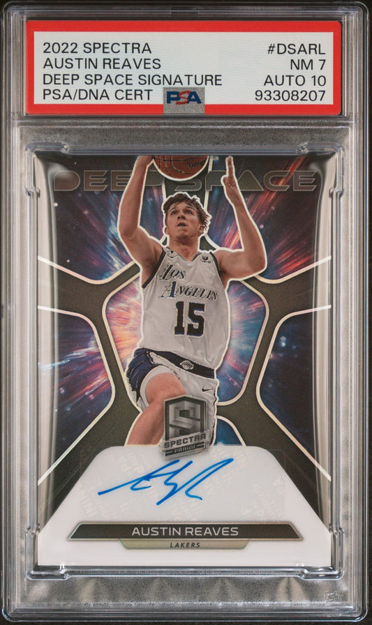 2022-23 Spectra #DS-ARL Austin Reeves Deep Space Autograph Prizm 66/99 PSA10 Auto